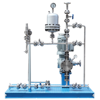 PJ8M metering pump injection pry
