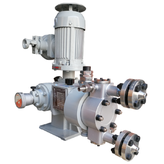 High temperature type hydraulic diaphragm metering pump